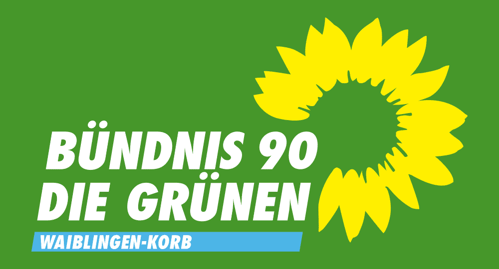 Logo BÜNDNIS 90/DIE GRÜNEN Waiblingen-Korb