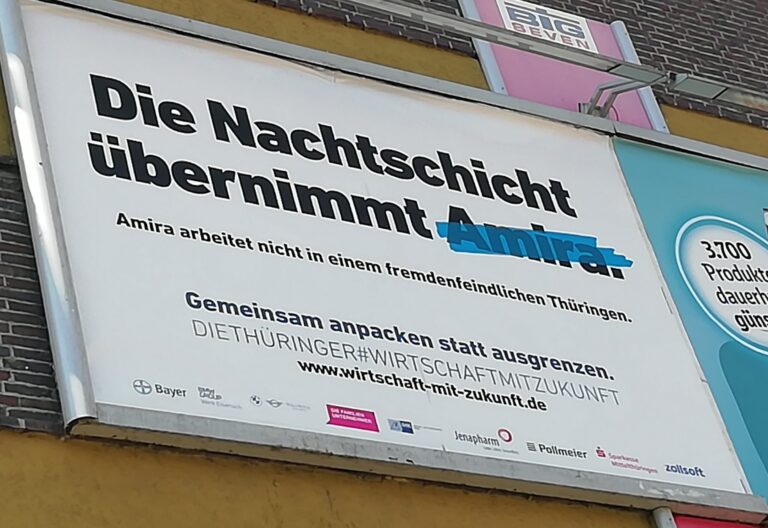 Wahlkampfunterstützung in Thüringen